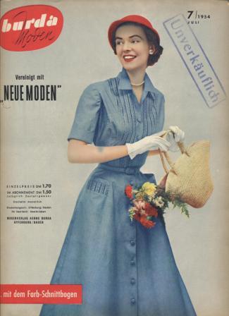  BURDA MODEN 1954 7