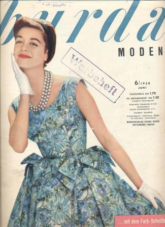  BURDA MODEN 1958 6