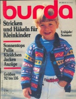BURDA Strick und Hankelmodelle fur Kleinkinder ( 92  116 ) 600 1982
