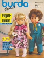  Burda special Puppen-Kleider (  )  10-52  1986 829