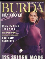 BURDA () INTERNATIONAL 1988 3 HERBST