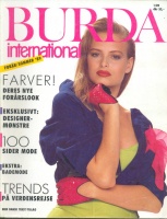 BURDA () INTERNATIONAL 1989 4 WINTER