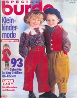  (BURDA SPECIAL) KLEIN-KINDER-MODE ( ) 120 1990