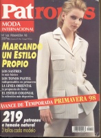 PATRONES 144 MODA INTERNACIONAL 1998 primavera 