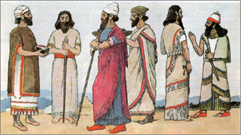 Ассирия. Сбор дани, одежда для жертвоприношений