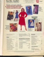 ������ BURDA MODEN 1981 12
