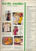  BURDA MODEN 1972 9