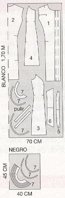 PATRONES №292 ESPECIAL PRIMAVERA модель 16. Длинная блуза