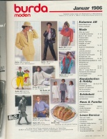  BURDA MODEN 1986 1