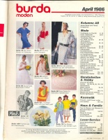  BURDA MODEN 1986 4