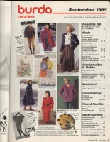  BURDA MODEN 1985 9