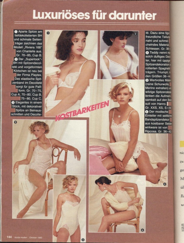 lingerie scans Vintage