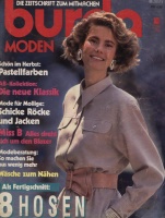 Коллекционные журналы Burda с 1987 по 1988 года