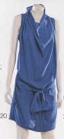PATRONES №306 ESPECIAL PRIMAVERA 2011 июль Модель 20. Голубое платье LA REDOUTE