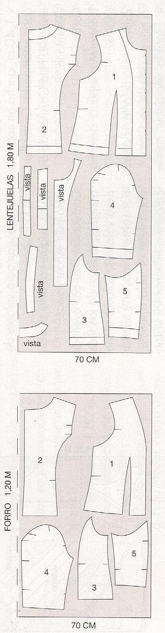 PATRONES 1 TALLAS GRANDES 2010 EXTRA  31.   .  