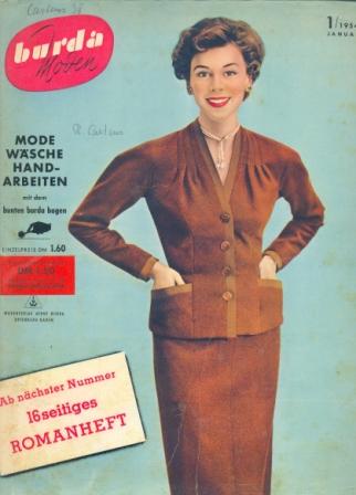  BURDA MODEN 1954 1