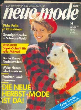 Журнал NEUE MODE 1987 9
