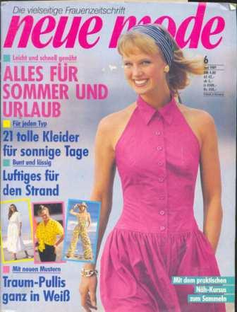 Журнал NEUE MODE 1989 6