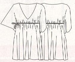 PATRONES №292 ESPECIAL PRIMAVERA модель 44. Блуза 