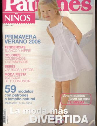 PATRONES №265 NINOS (детская мода)