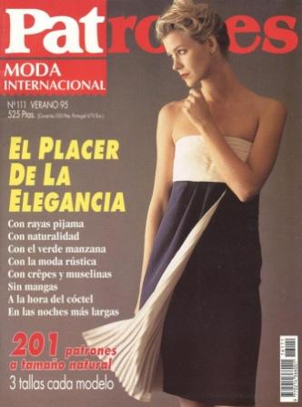 PATRONES 111 MODA INTERNACIONAL 1995