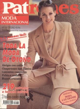 PATRONES №116 MODA INTERNACIONAL 1995