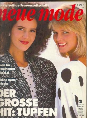 Журнал NEUE MODE 1986 2