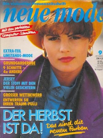 Журнал NEUE MODE 1986 9