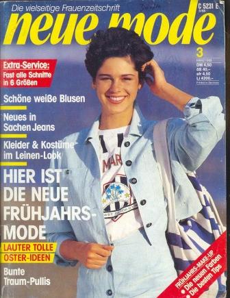 Журнал NEUE MODE 1988 3