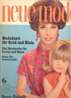 NEUE MODE (NEUER SCHNITT) 1967 6