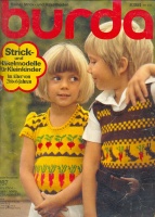 BURDA Strick und Hankelmodelle fur Kleinkinder ( 2  6 ) #287 1974 