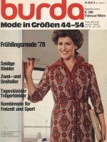 BURDA SPECIAL PLUS () Mode in Großen 44-54 (  ) 1978 E398